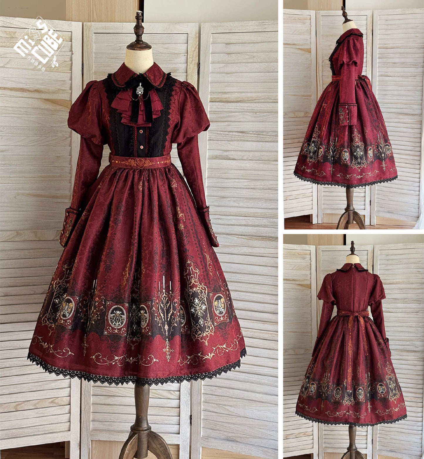 【受注予約1/18まで】Blood Night Lantern Master プリントワンピース・ジゴ袖タイプ