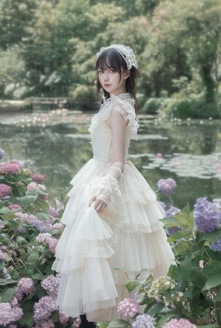 Forest Fairy 4段フリルワンピース