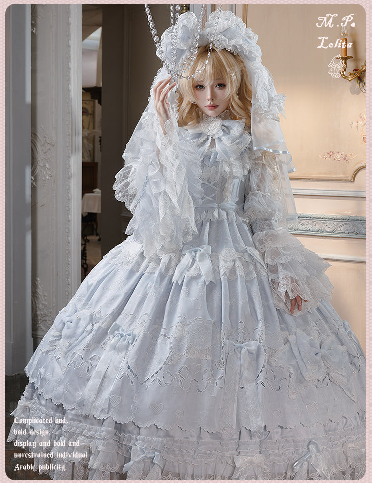 【受注予約12/23まで】Lace Figure 刺繍ラグジュアリードレス