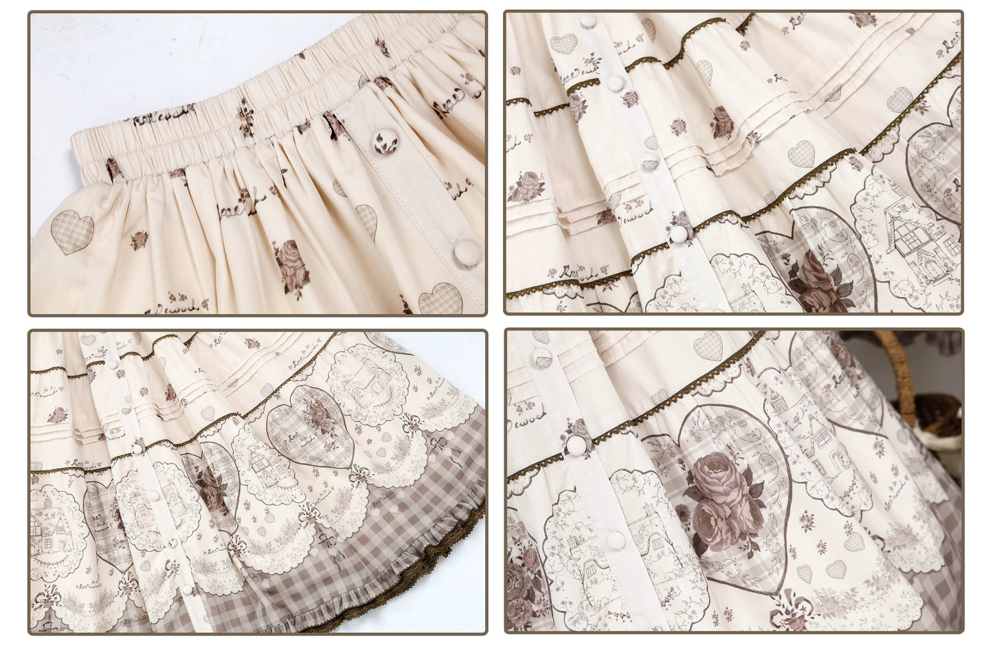 [Pre-orders available until 2/12] Sepia Rose Town Skirt