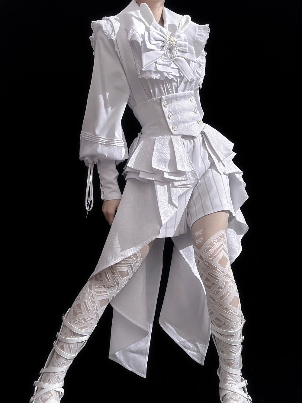 【予約販売】Rabbit Theater White Moonlight コルセットベスト