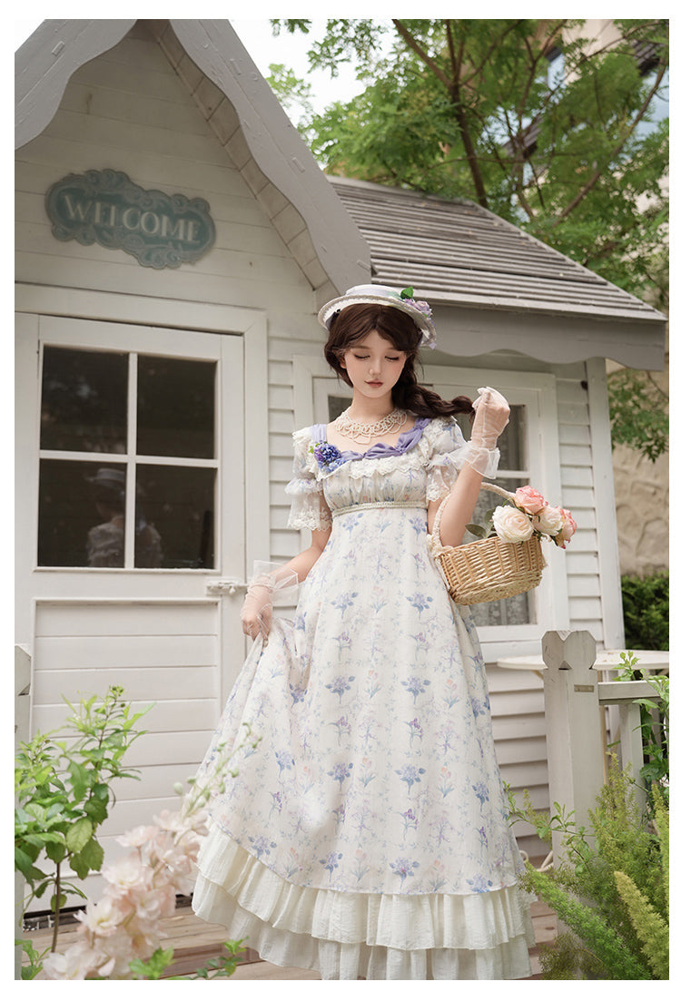 Iris Bouquet ハイウエストワンピースセット