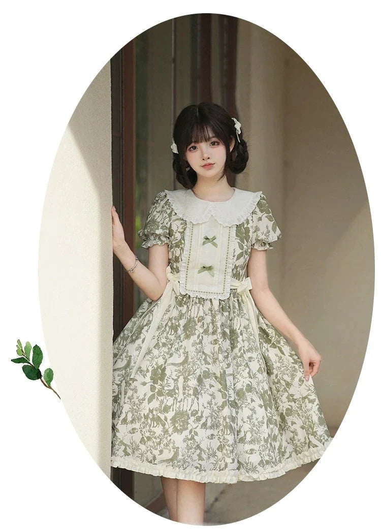 Forest Animals 2way半袖ワンピース