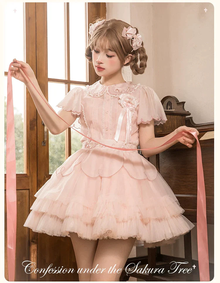 [Sale period ended] Confession under the Sakura Tree mini skirt