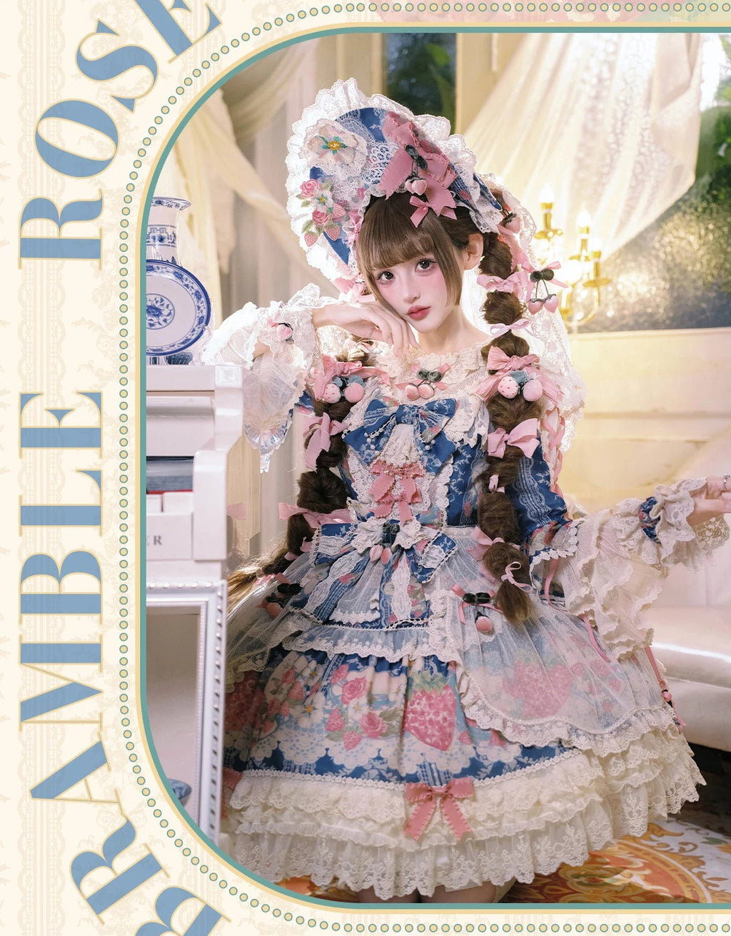 【受注予約11/12まで】 Porcelain Strawberry プリンセスドレス
