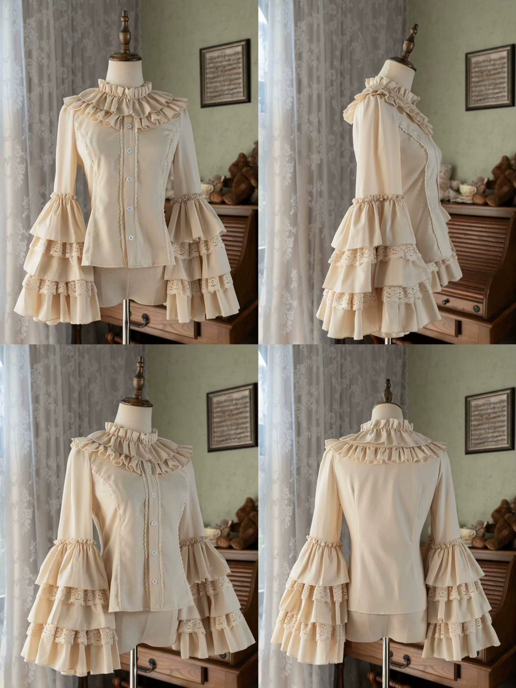 [Pre-orders until 12/12] Caramel Doll Princess Sleeve Blouse