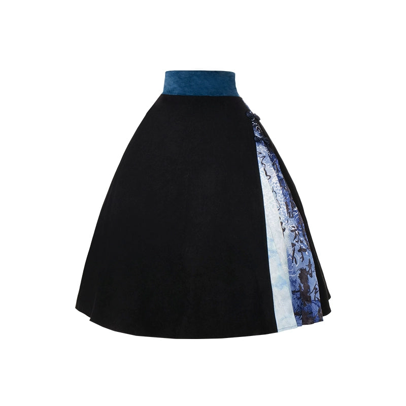 Seiryu Side Pleated Skirt Setup