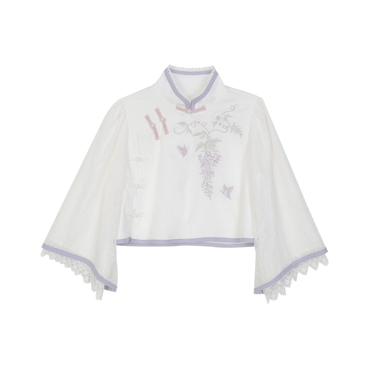 Wisteria 蝶と藤の華ロリセットアップ