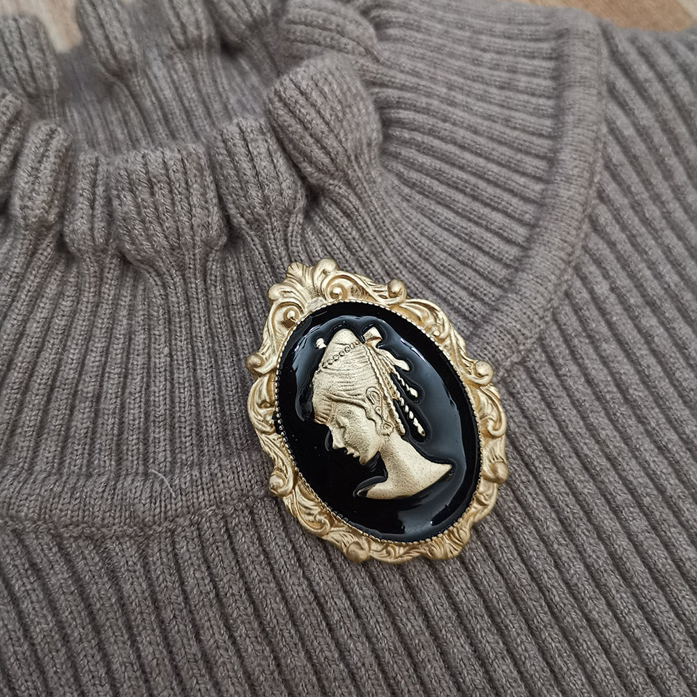 Simultaneous purchase only [Sale period ended] Earl Gray beret/brooch