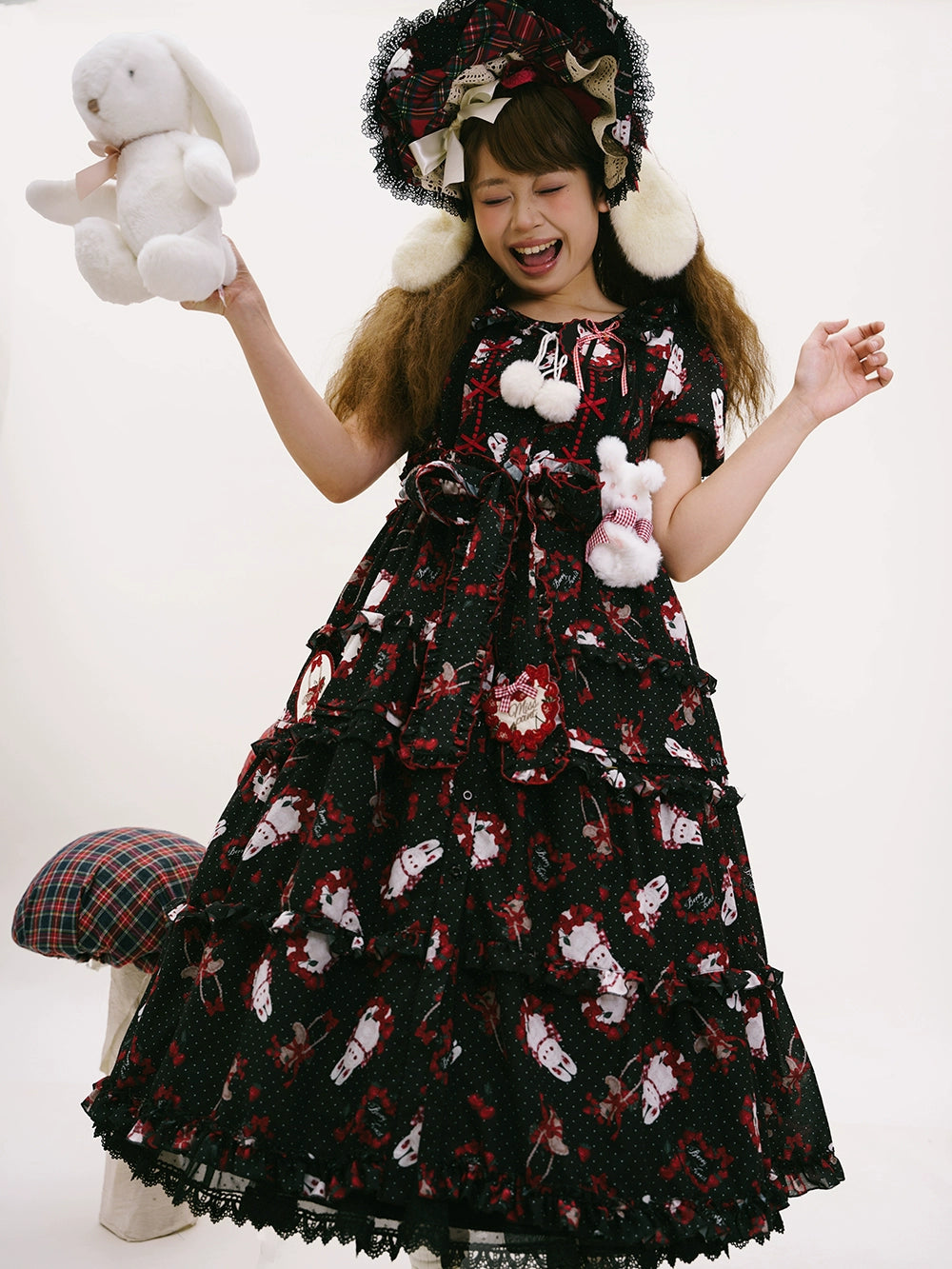 【予約販売】Sweet Berry Rabbit 半袖ワンピース