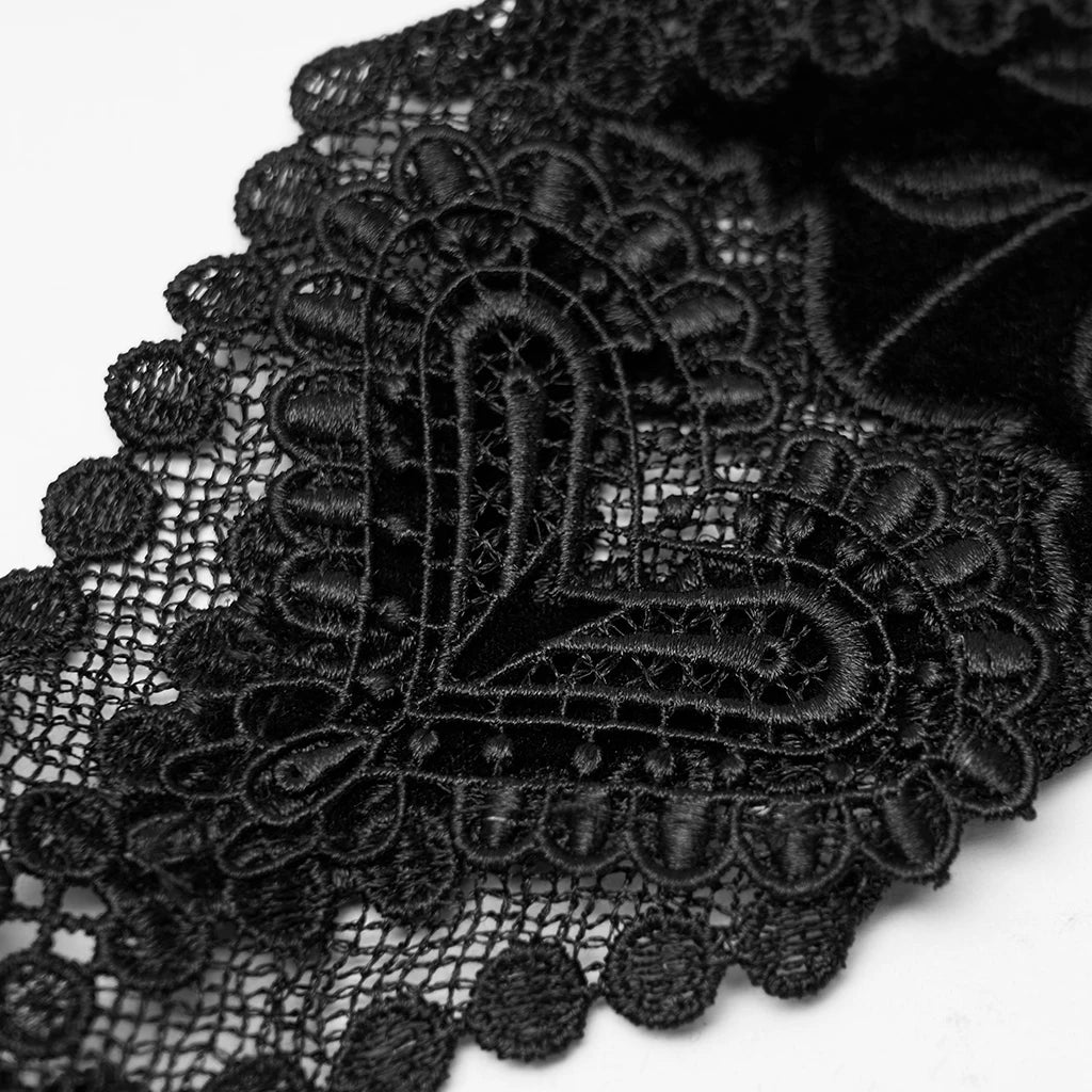 【Punk Rave】ゴシックレース アームカバーグローブ | Dark Lace