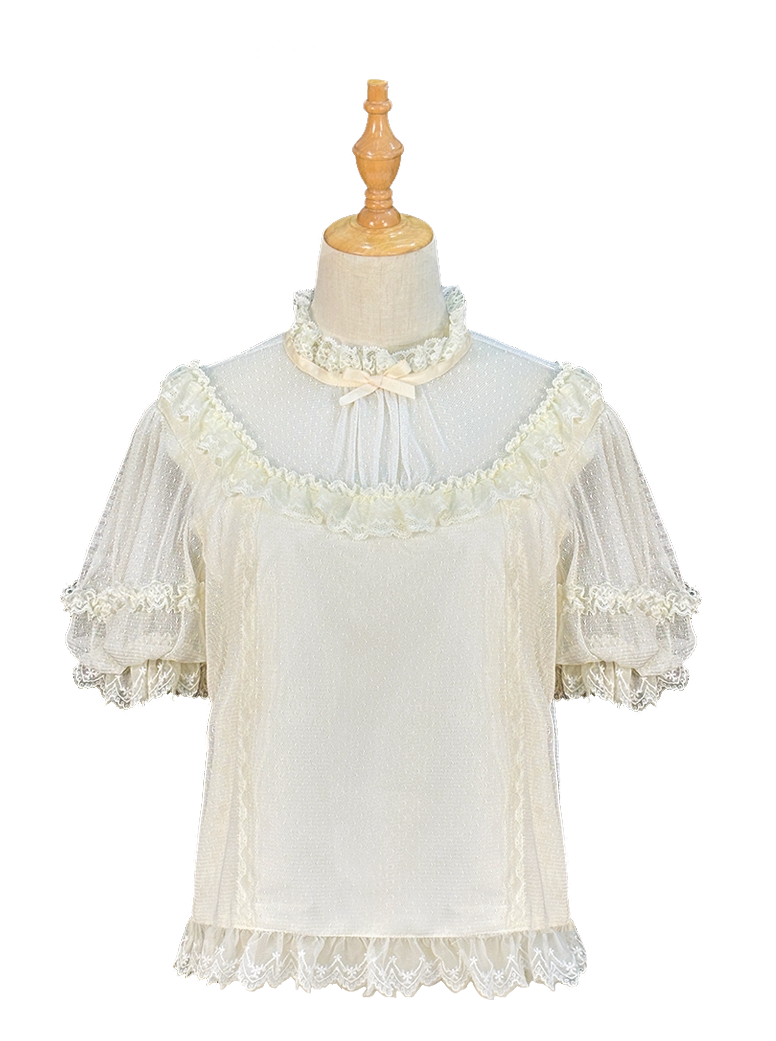 【受注予約10/13まで】Dream Lace 付け袖付きブラウス