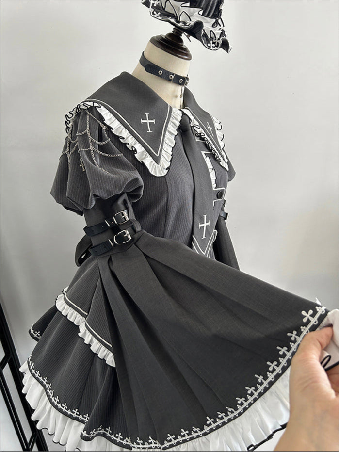 Cross Belt 制服風ゴシックセットアップ