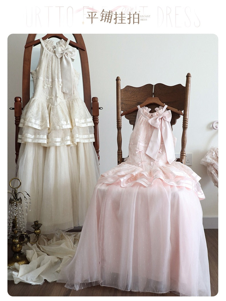 [Pre-orders available until 7/8] Moonlight Dance Halter Neck Dress