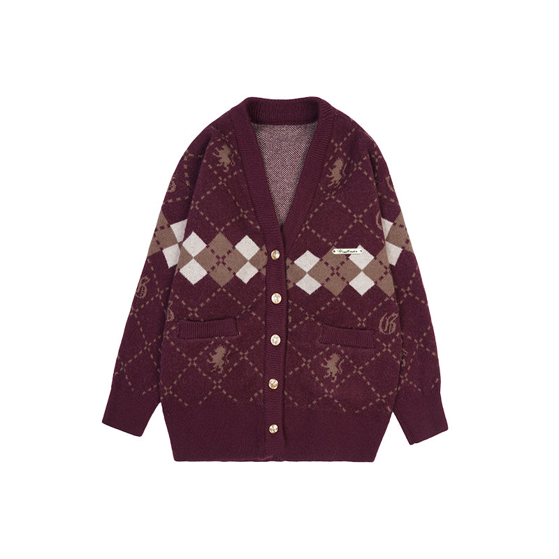 [Pre-order] Hogwarts School of Witchcraft and Wizardry Argyle School Cardigan
