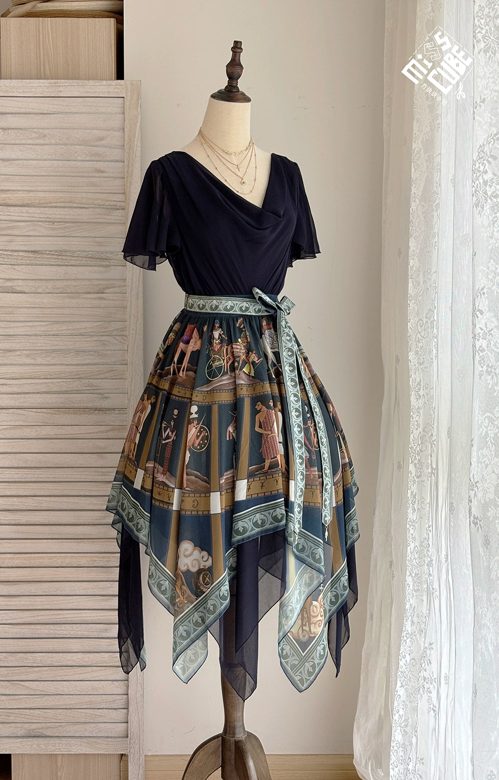 【予約販売】Papyrus Storyイレギュラーヘムワンピース