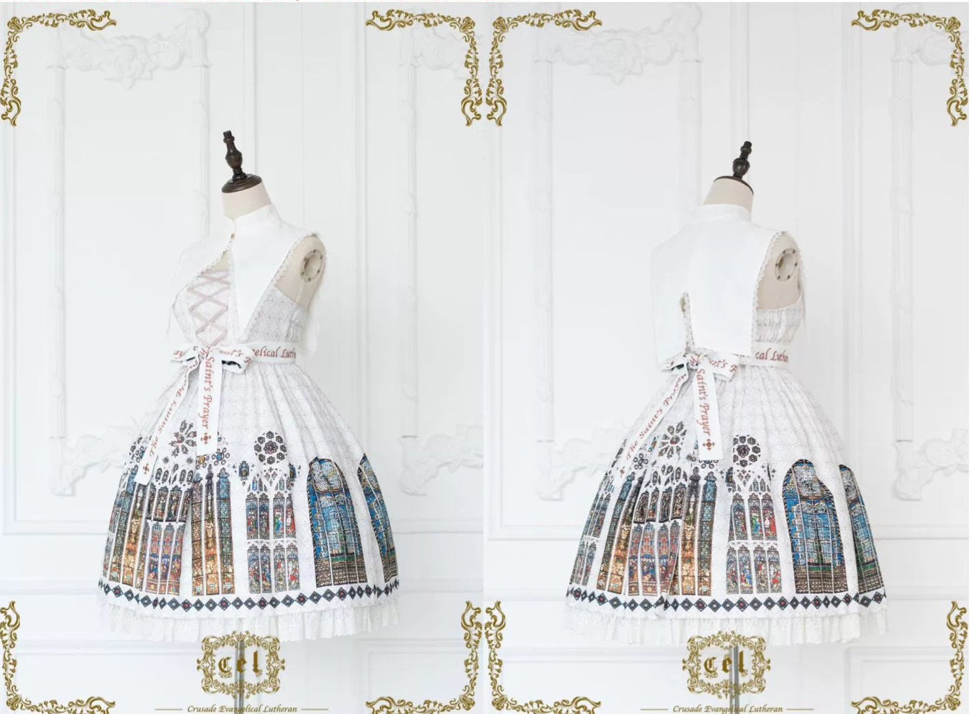 [Pre-orders available until 2/10] The Holy Cross Short-length jumper skirt with detachable collar