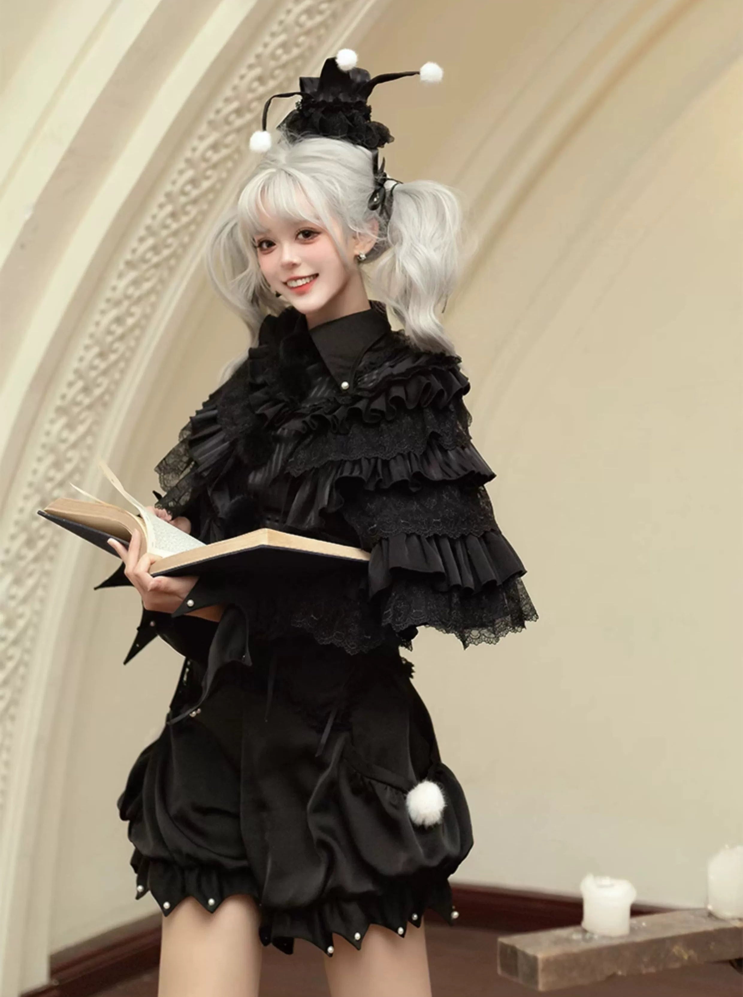 【受注予約5/28まで】Clown Party ショール兼オーバースカート・ハット