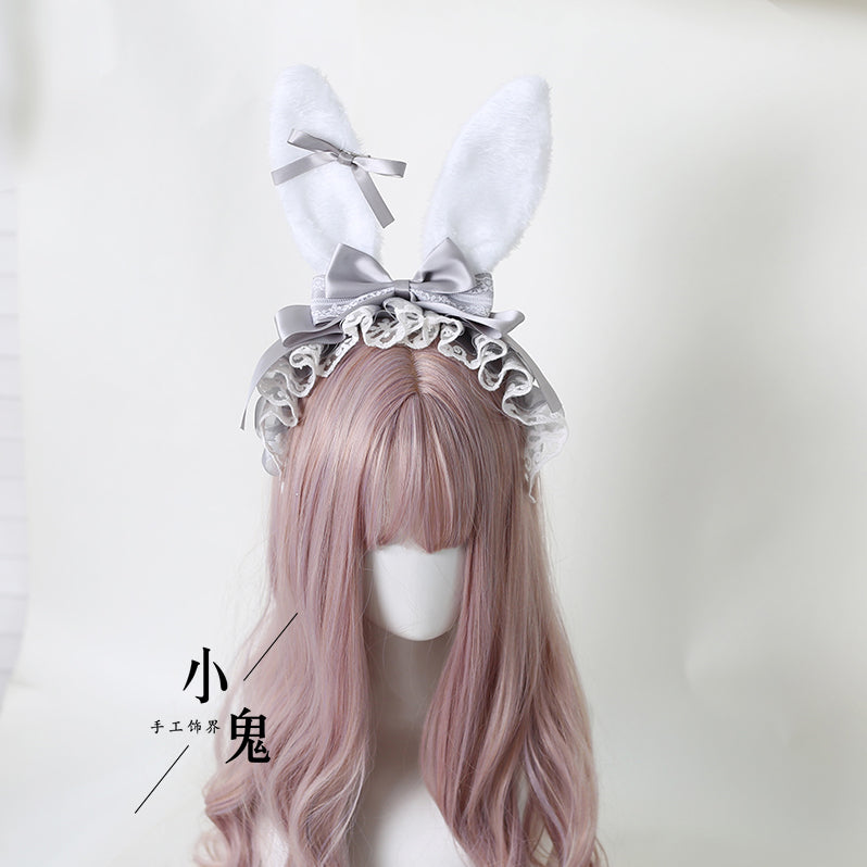 rabbit ear ribbon headband