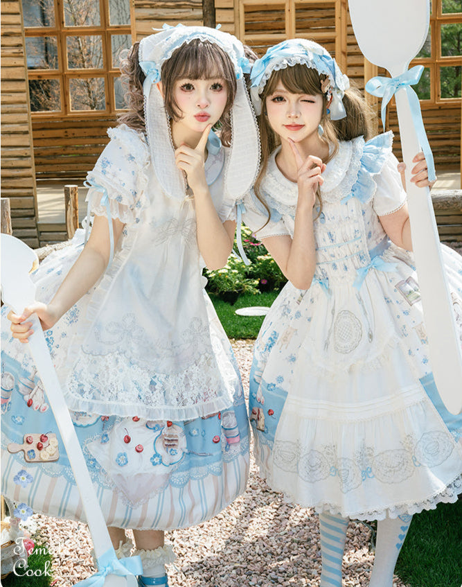 【受注予約4/8まで】Wandering Teapot レースのジャンパースカート