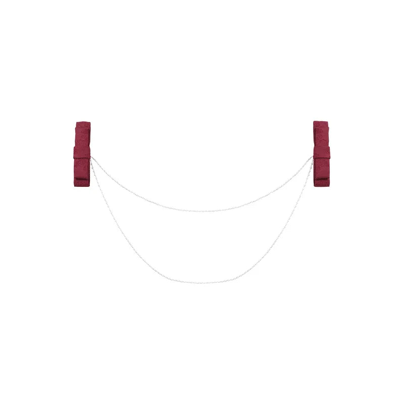 [Only available with simultaneous purchase] Choka Burgundy hat, ribbon and other accessories