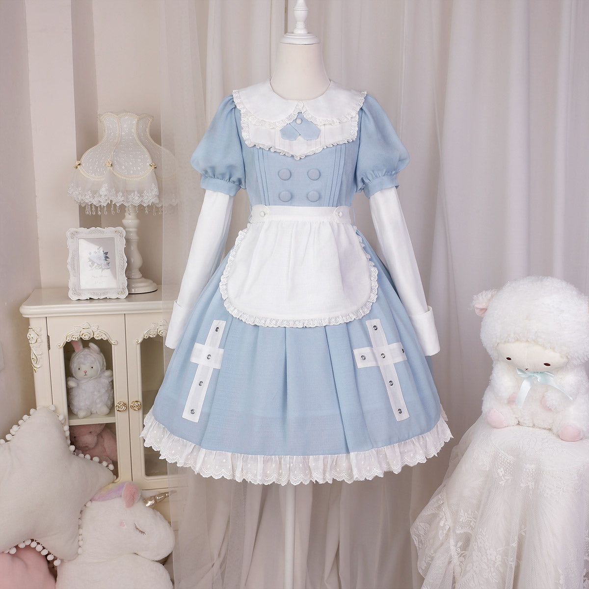 [Pre-order] Double Cross Alice's Tea Time 2way Dress