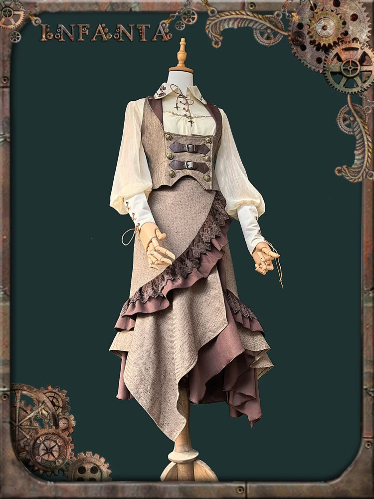 Antique Traveler ベスト＆スカートセット