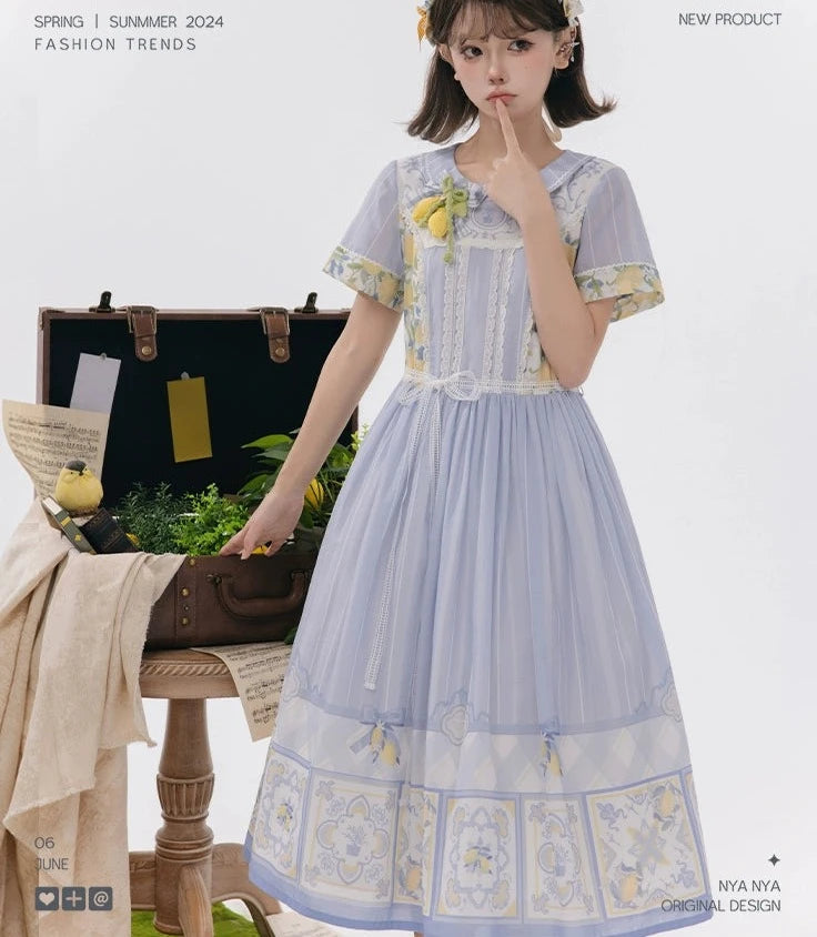 [Sales period ended] Lemon Tree round-neck dress