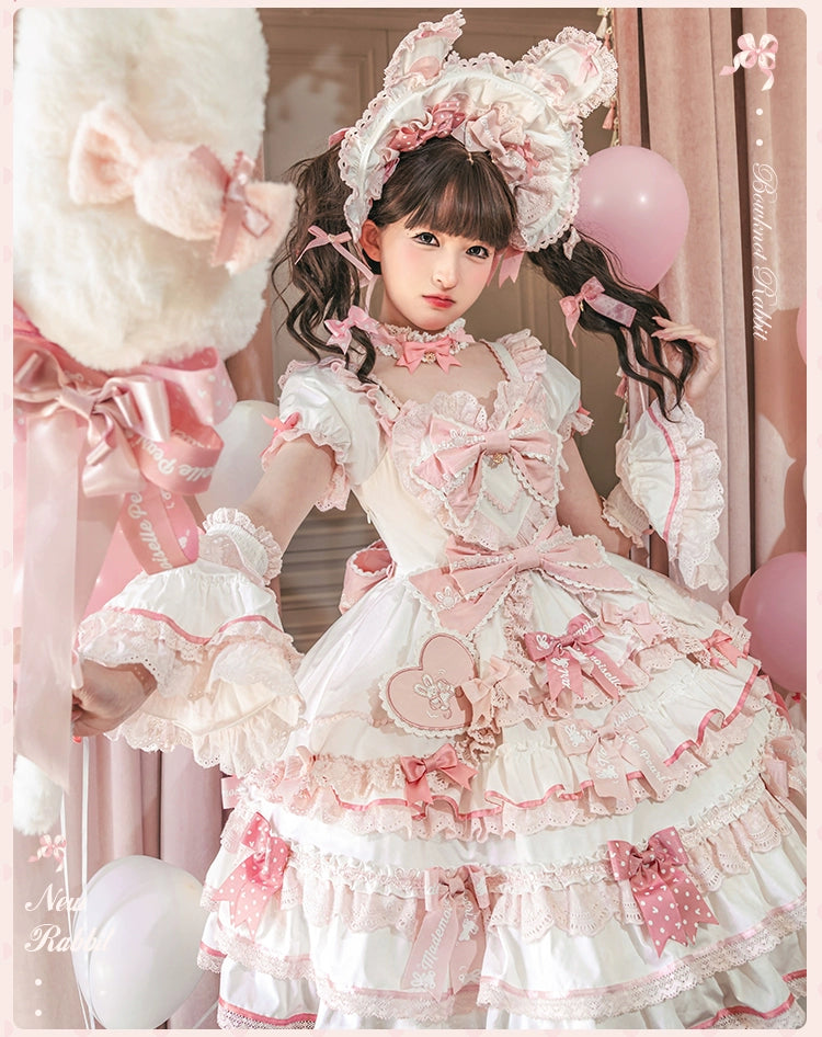 【受注予約6/11まで】Bow Rabbit スペシャルワンピース・全4色