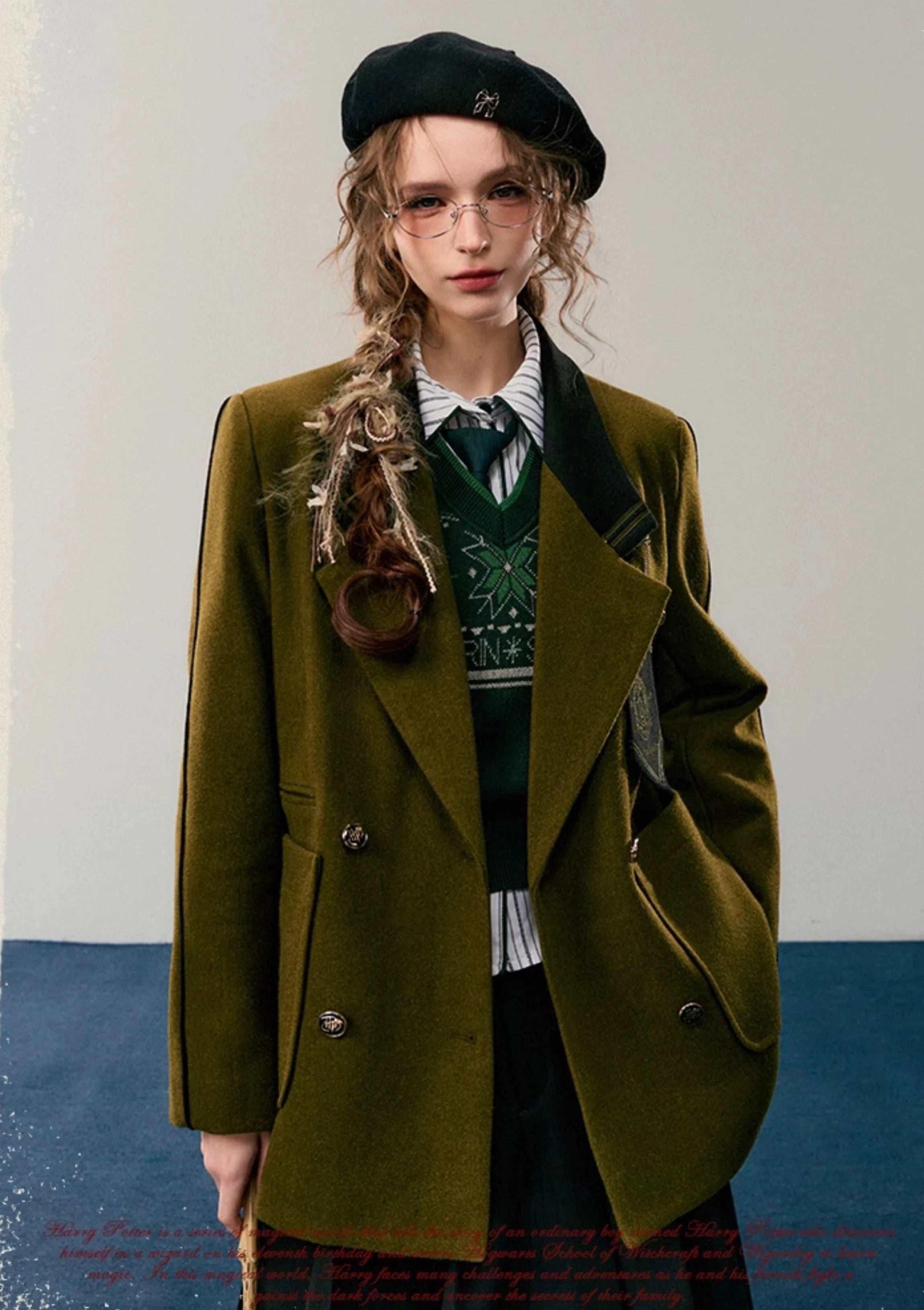 [Pre-order] Hogwarts School of Witchcraft and Wizardry Double-breasted Box Jacket