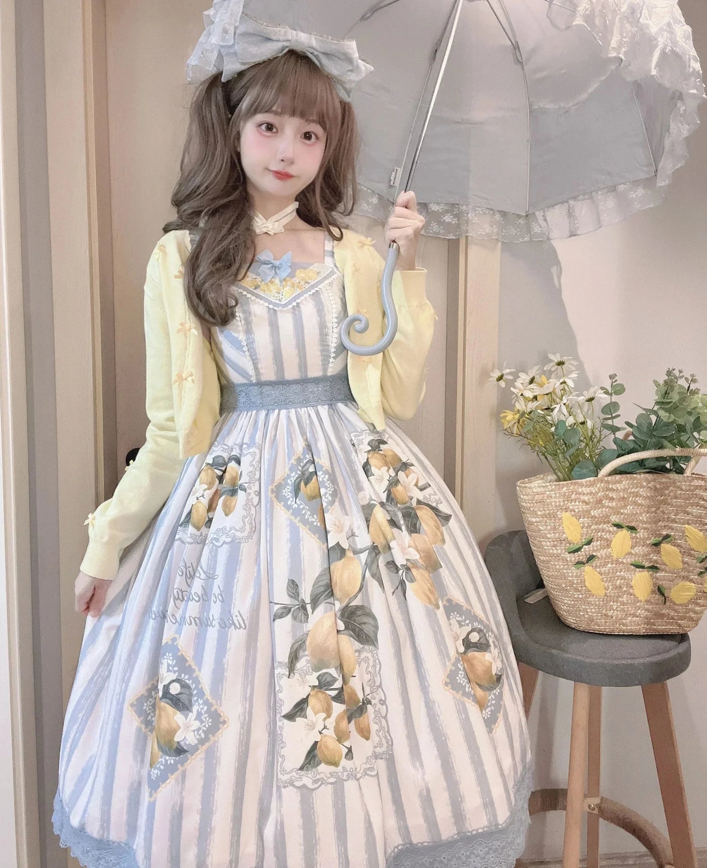 [Sales period ended] Lemon Island short sleeve dress