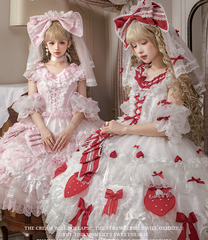 【受注予約11/18まで】Strawberry Cake Guide ラグジュアリードレス