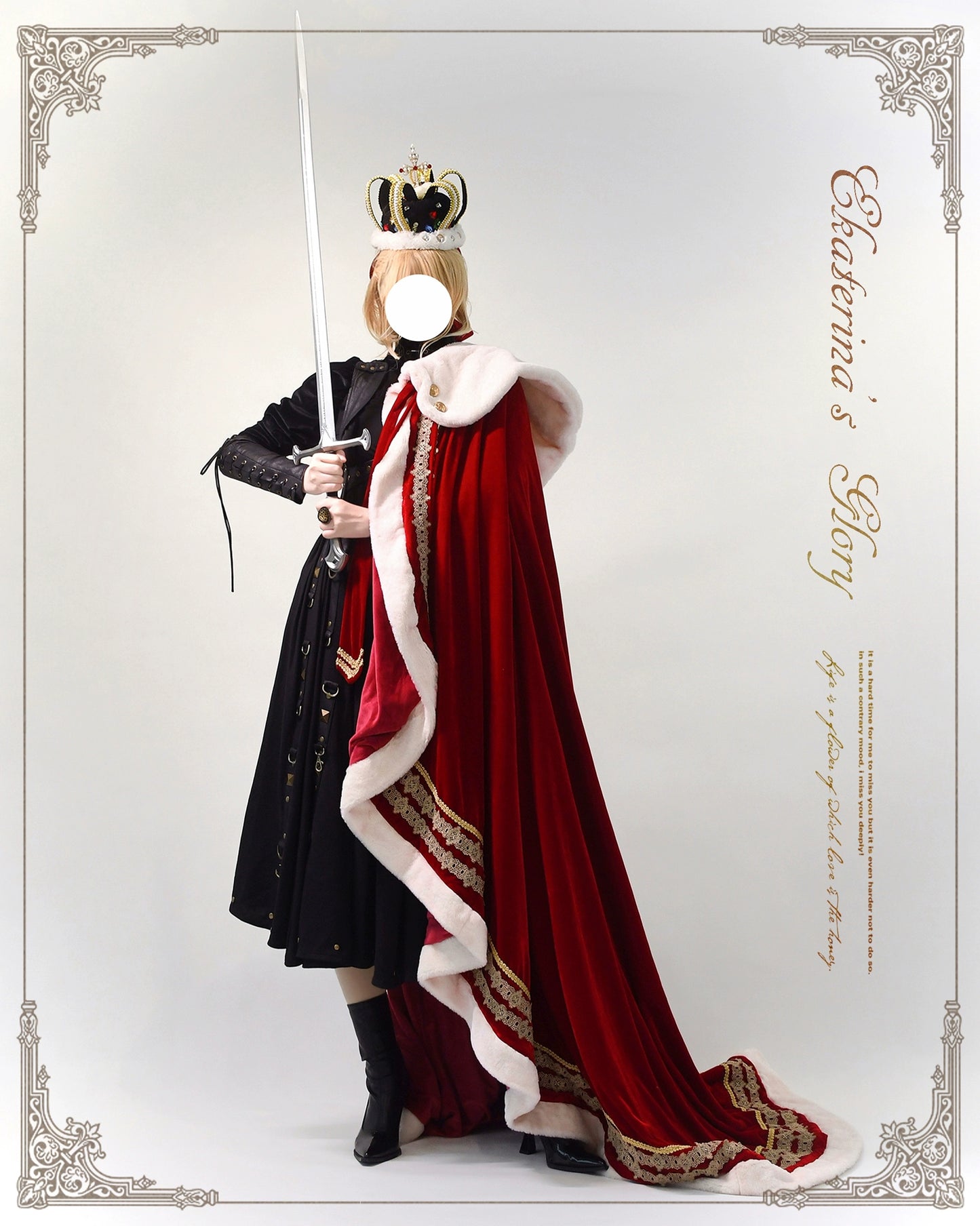 [Pre-orders available until 9/15] Star Crown Crimson Luxury Cloak