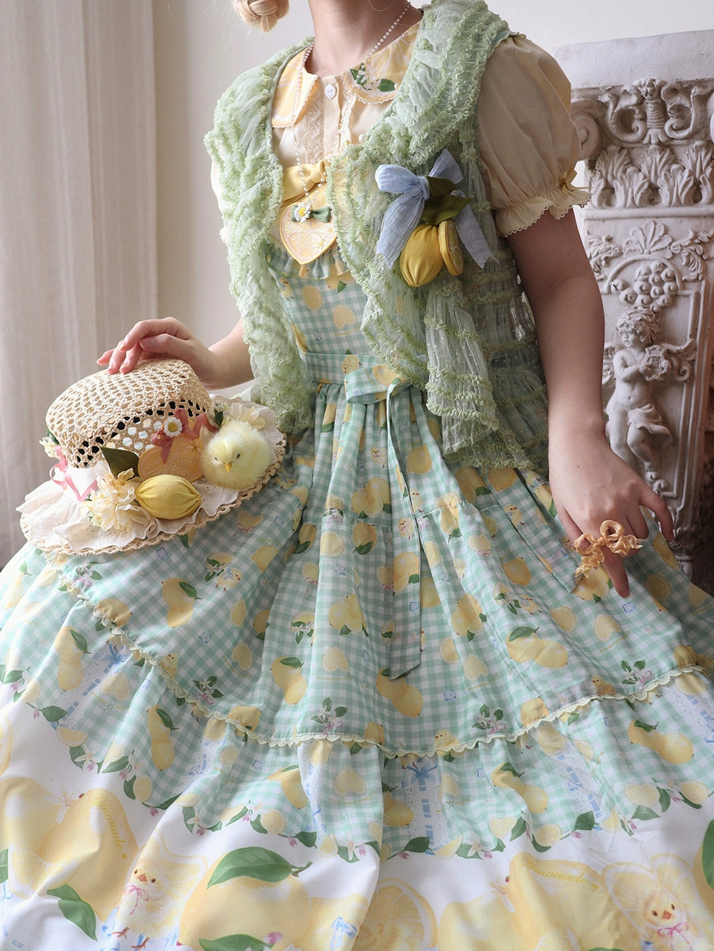 【予約販売】Lemon Sweetie 半袖ブラウス