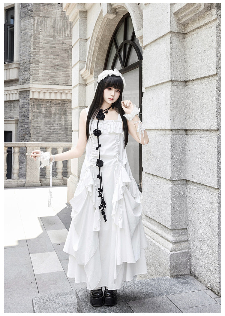 薔薇の棘 ルーズジャンパースカート 3点セット