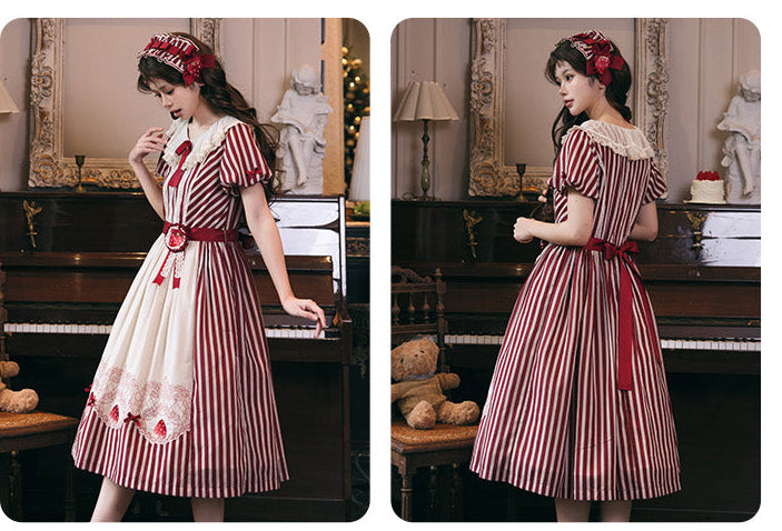 受注予約12/18まで】Strawberry and Bear Theater ワンピース