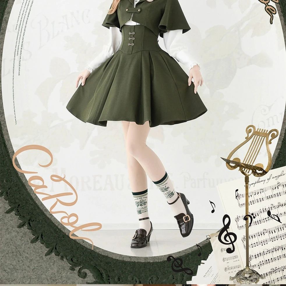 Forest Carol ジャンパースカート・ショート丈