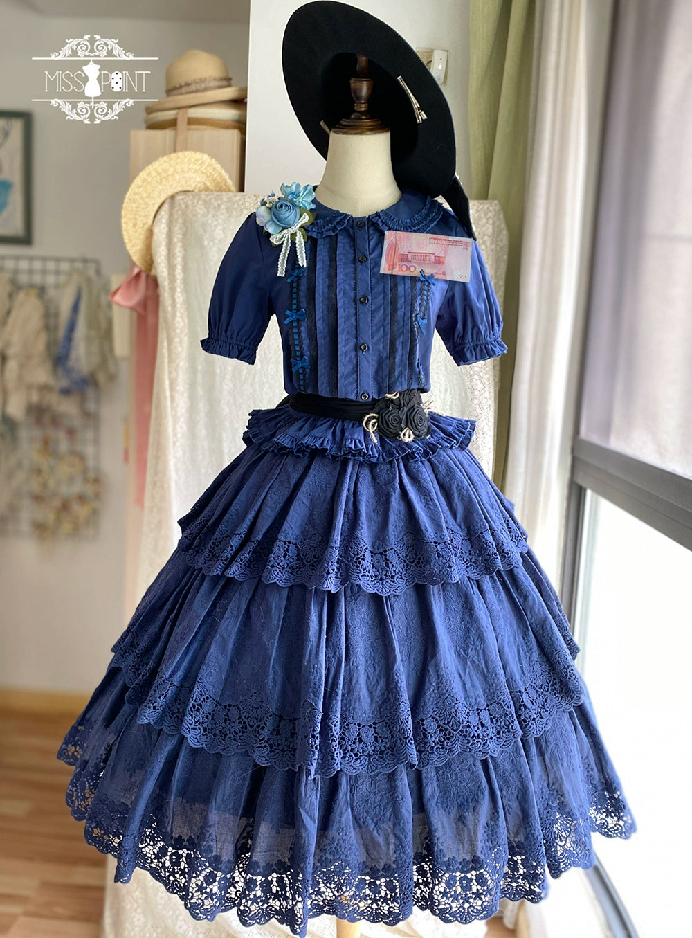 【予約販売】森林輪舞曲半袖ブラウス