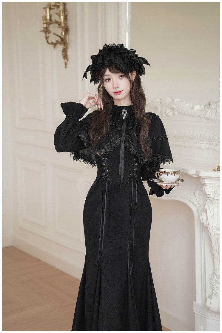 【予約販売】Nocturne Veil マーメイドロングワンピース