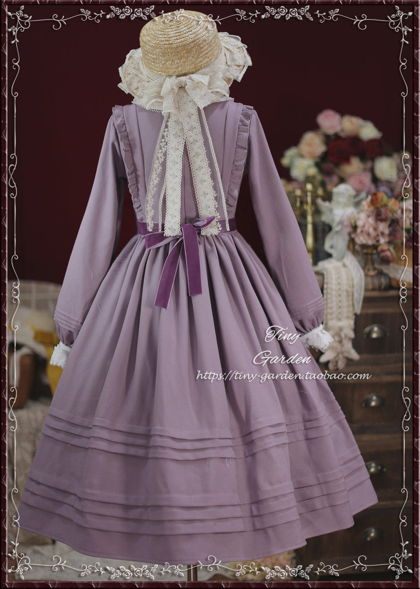 【予約販売】英国クラシカル起毛ワンピース