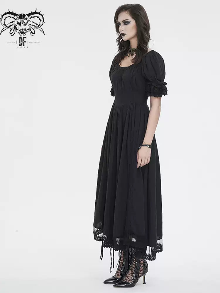 【Devil Fashion】ゴシックヴィクトリアン ティアードスカートワンピース | Noir Victorian