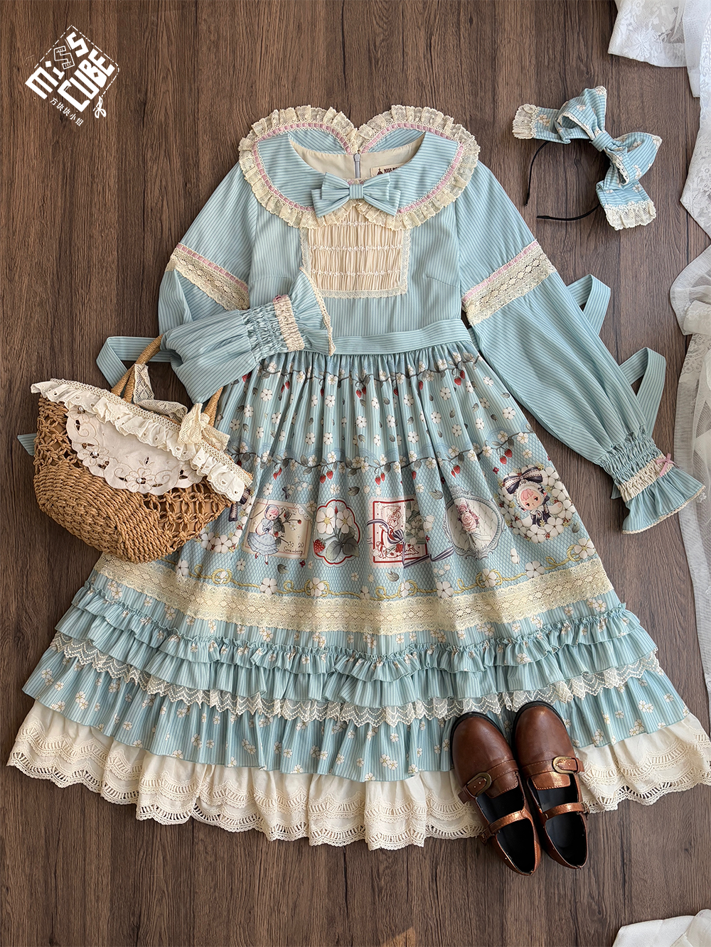 [Pre-orders available until 2/19] Sweetie Sheep Frilled Dress - Print Type