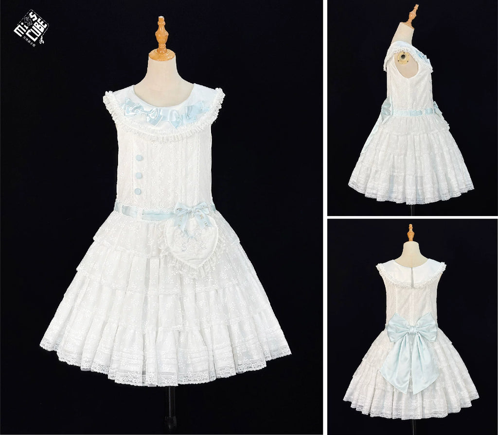 【受注予約10/13まで】Dream Lace ドールスタイルジャンパースカート