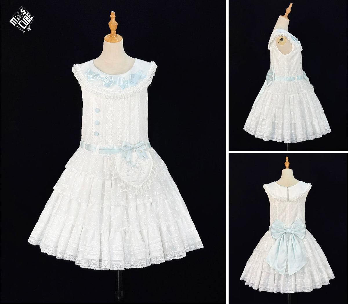 【受注予約10/13まで】Dream Lace ドールスタイルジャンパースカート
