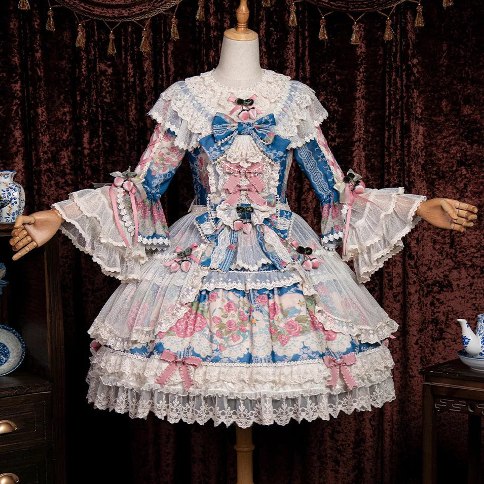 【受注予約11/12まで】 Porcelain Strawberry プリンセスドレス