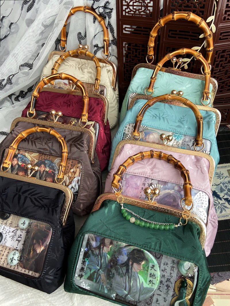 【予約販売】中華風ミニがま口痛バッグ 全9色
