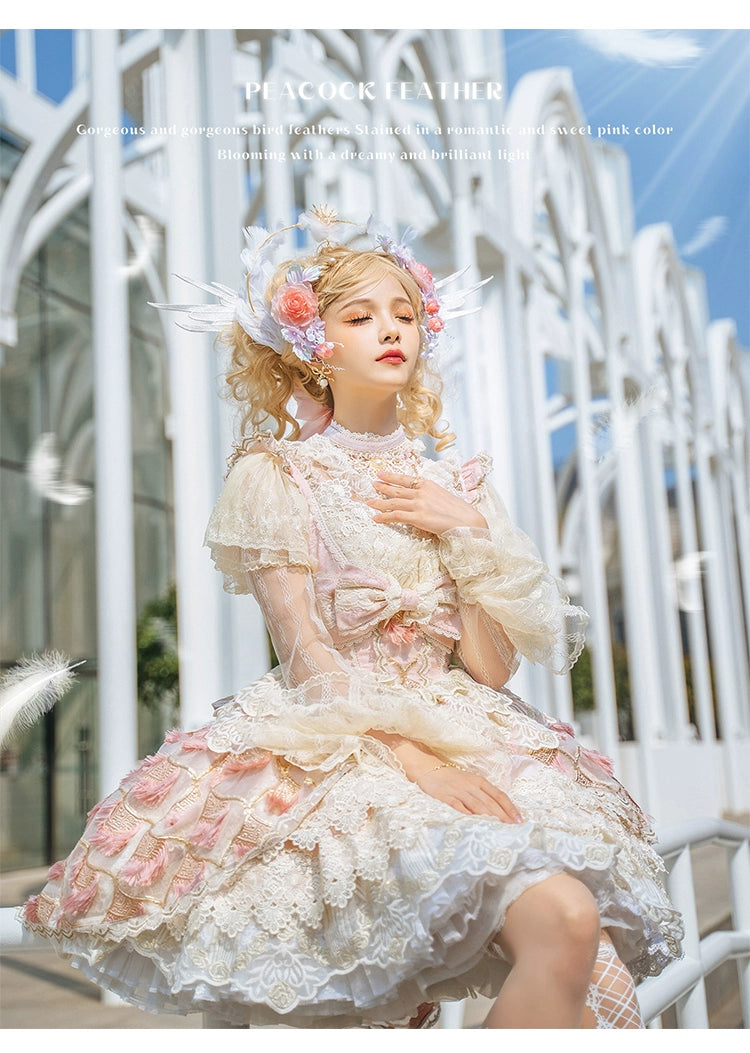 【受注予約6/18まで】Peacock Feather シアーブラウス