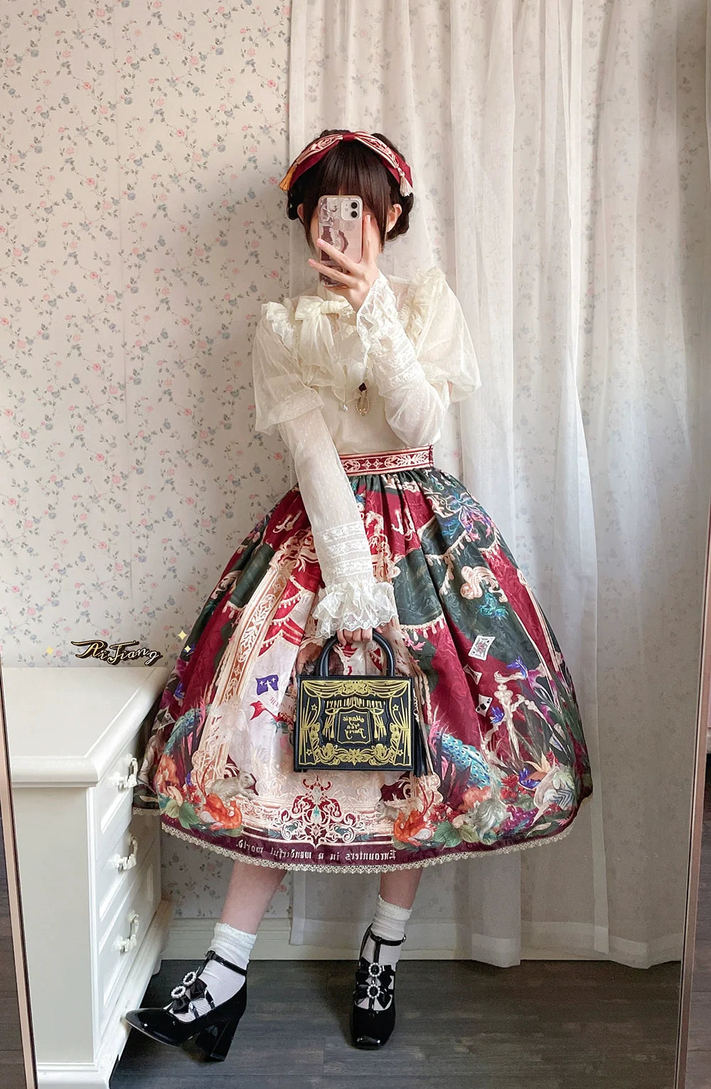【受注予約4/8まで】Wanhua Mirror 西洋貴族風スカート レースタイプ
