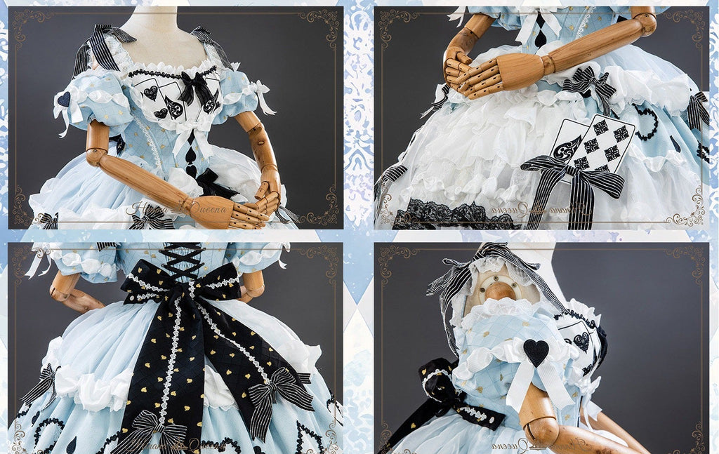 【受注予約7/22まで】Alice's Banquet ヴェール付きドレス・ロング丈