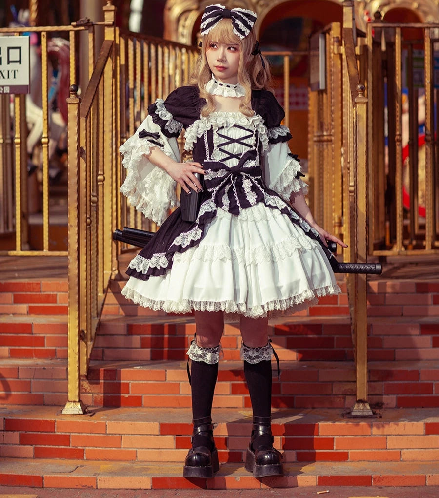 ヴィンテージロリィタ風レースリボンカチューシャ – ロリータ ヴィンテージロリィタ風レースリボンカチューシャ – ロリータ